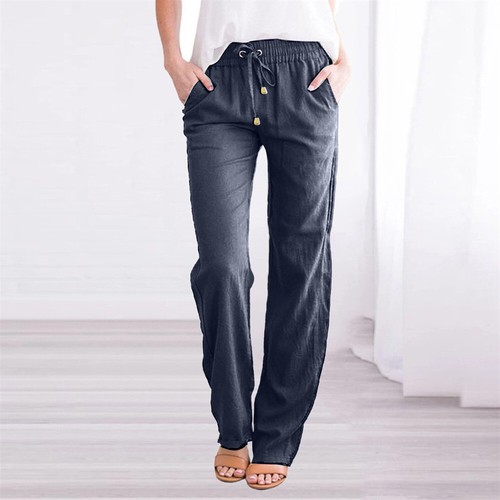 Damen leinenhose sommer - leinenhose,