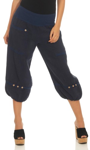 Damen leinenhose klassisch - leinenhose,