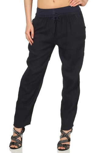 Damen leinenhose lockere - leinenhose,