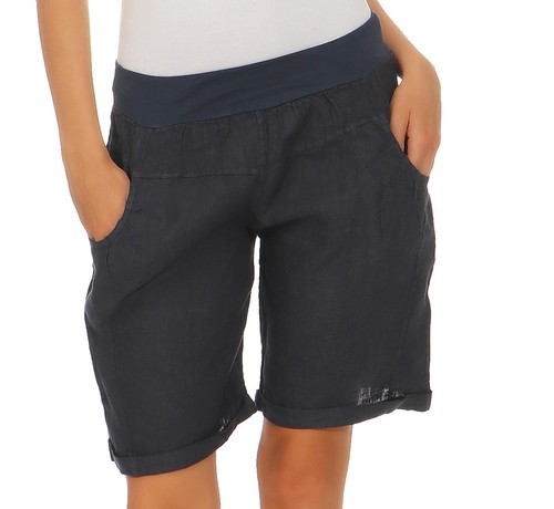 Leinenshort damen shorts - shorts, aus