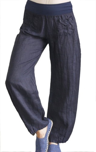 Lagenlook leichte leinen hose - leichte,
