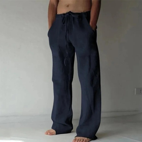 Herren leinenhose stoffhose - herren,