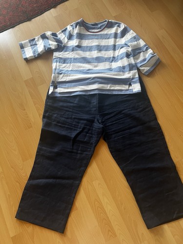 Merz leinenhose dunkelblau - leinenhose,