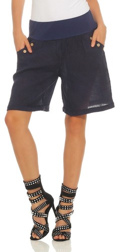 Leinenhose damen leinenshorts - leinenhose,