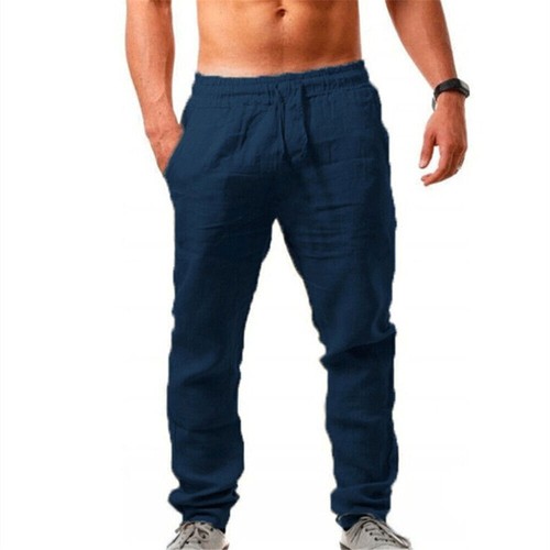 Herren polyester leinenhose - herren,