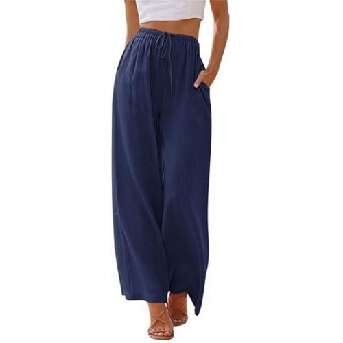 Damen leinenhose weit - weit, sommer